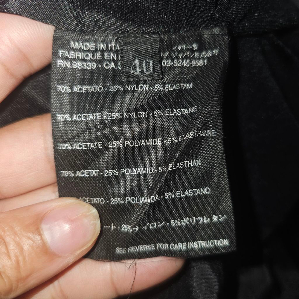 PRADA Women's Black Blazer Jacket Size 6 - Picture 6 of 7